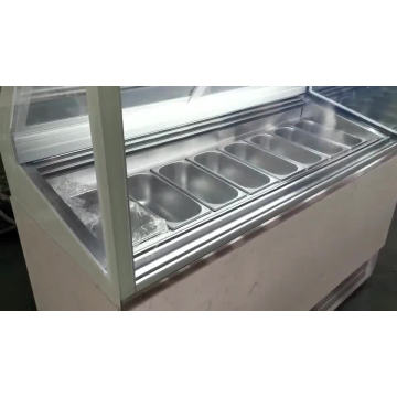 6 Pans Gelato ice cream Display Cabinet